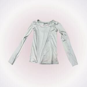 Reebok gray long sleeve workout shirt | Sz XS